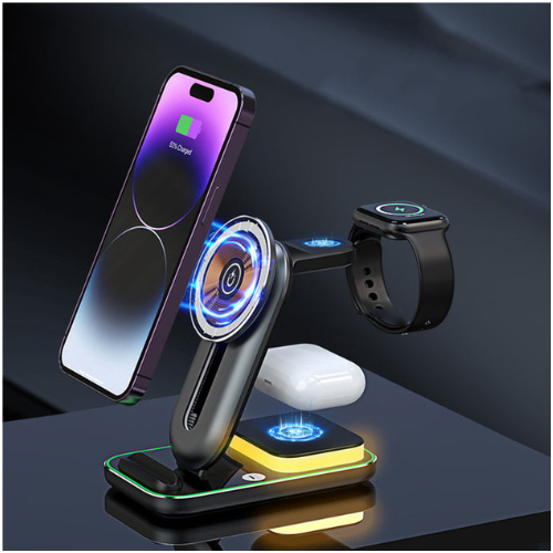 4 in 1 wireless charging station, Wireless Fast Charging Mobile Phone