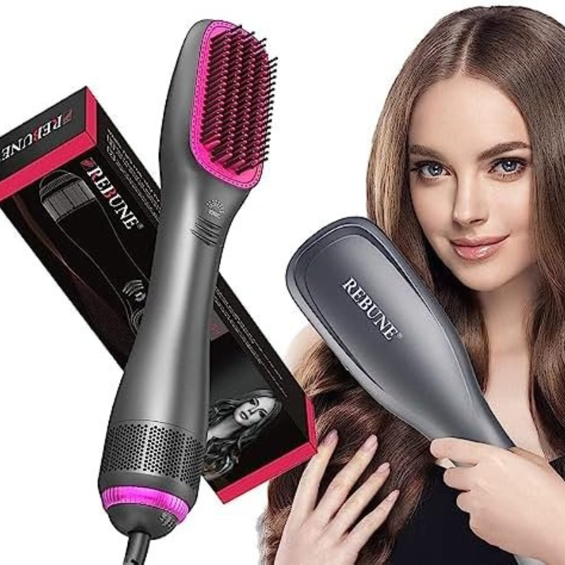 Hair Dryer, Straighter and Styler Brush