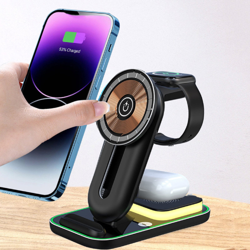 4 in 1 wireless charging station, Wireless Fast Charging Mobile Phone