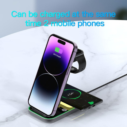 4 in 1 wireless charging station, Wireless Fast Charging Mobile Phone